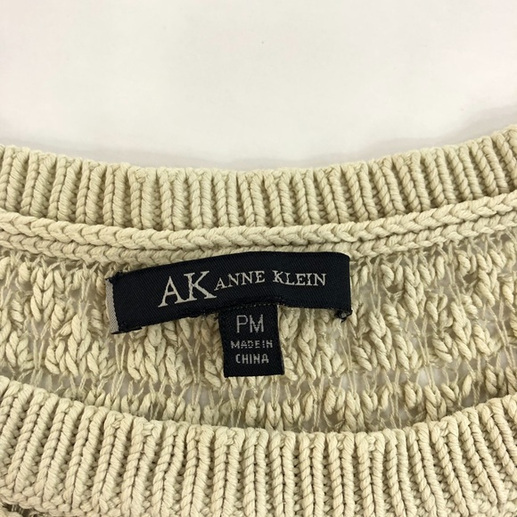 Anne Klein 1/2 Sleeve Batwing Knit Sweater - Picture 6 of 8